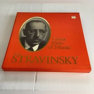GREAT MEN OF MUSIC - IGOR STRAVINSKY - TIME LIFE RECORDS 4 LP BOX SET